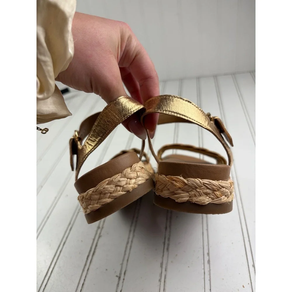 Naturalizer Vintage Y2K Neila Ankle Strap Espadrille Sandals Women's Size 7M